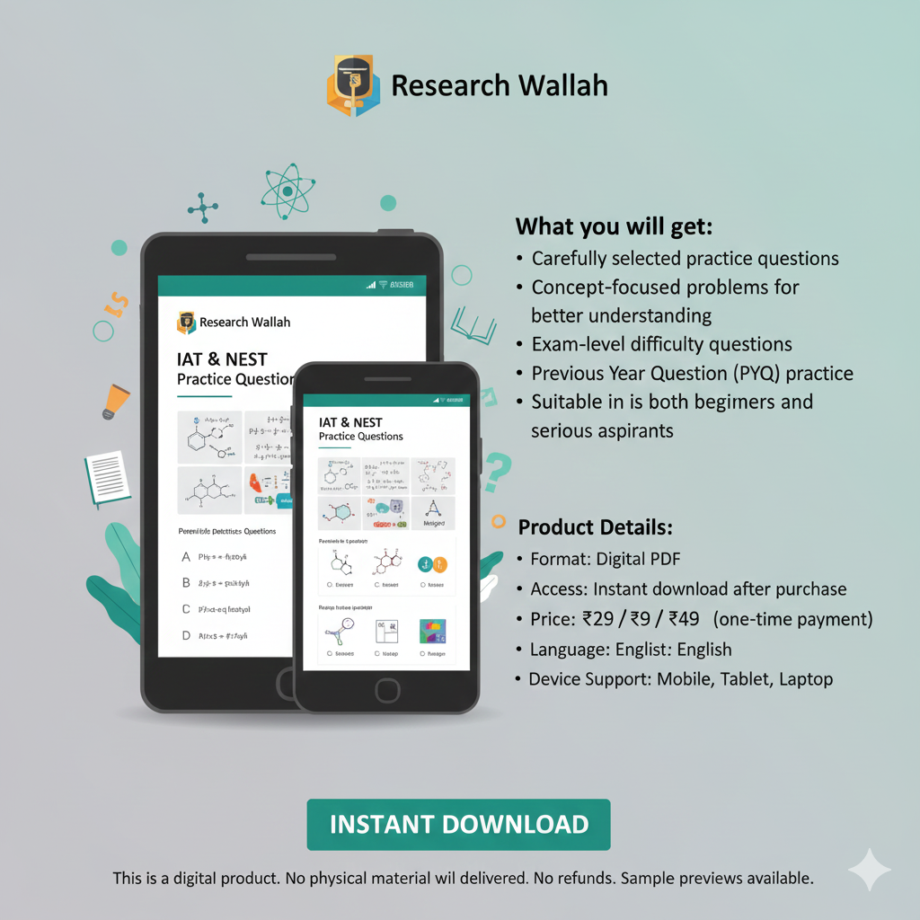 IAT & NEST Practice Questions PDF – Research Wallah (Copy)